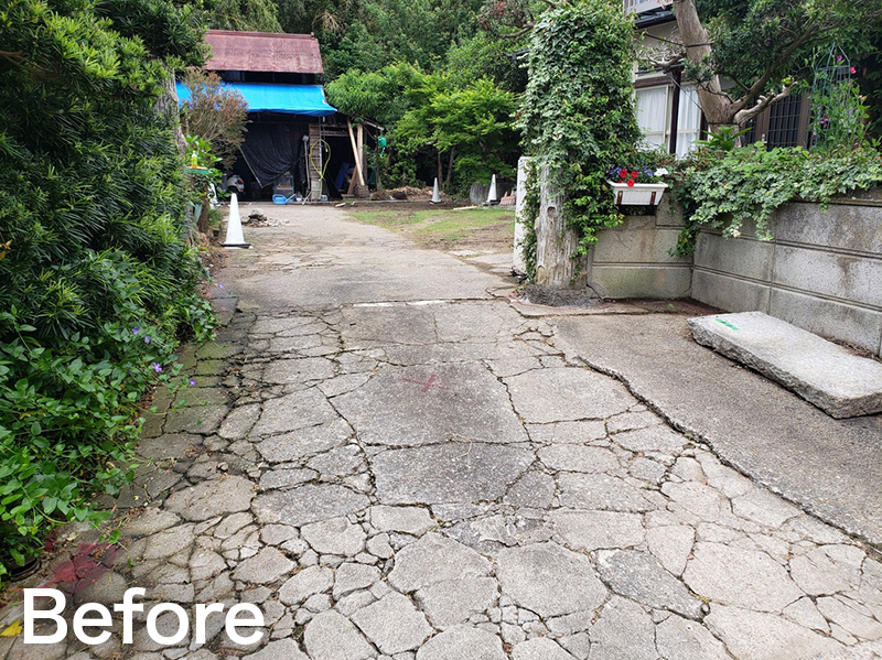 コンクリート打ち直し