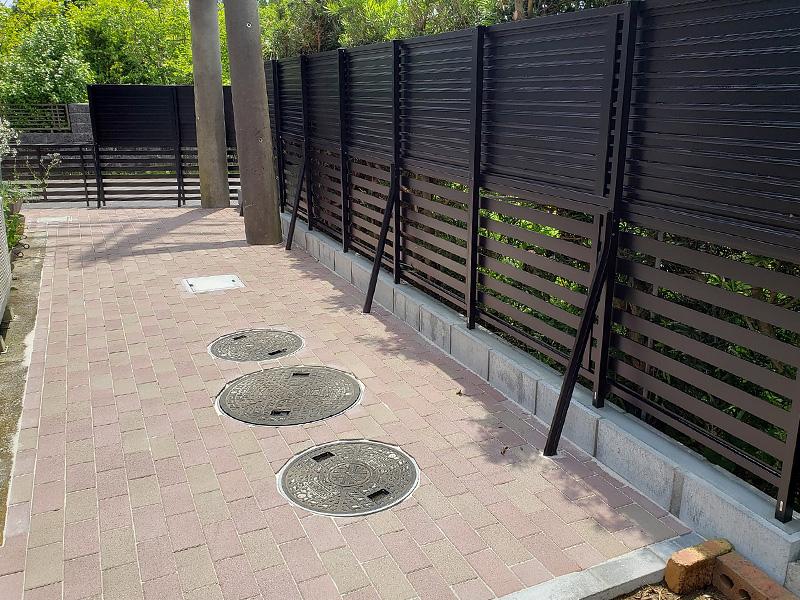 インターロッキング敷き