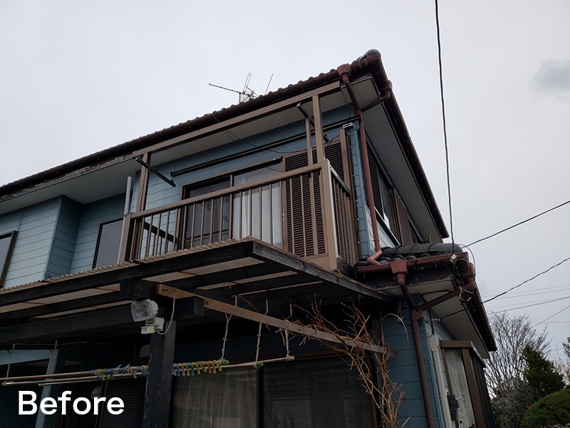 ベランダテラスのリフォーム