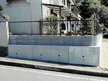 安全性の高い擁壁材