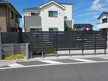 統一感のあるフェンス♪