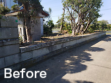 リフォーム　フェンス工事