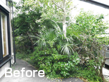 芝生のお庭にリガーデン