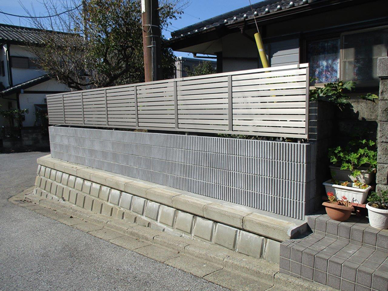 古い塀のリフォーム