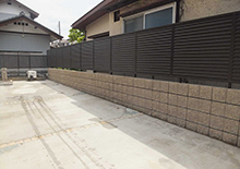 いろいろなフェンス・ブロック塀