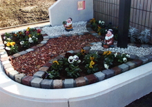 エクステリアで飾る