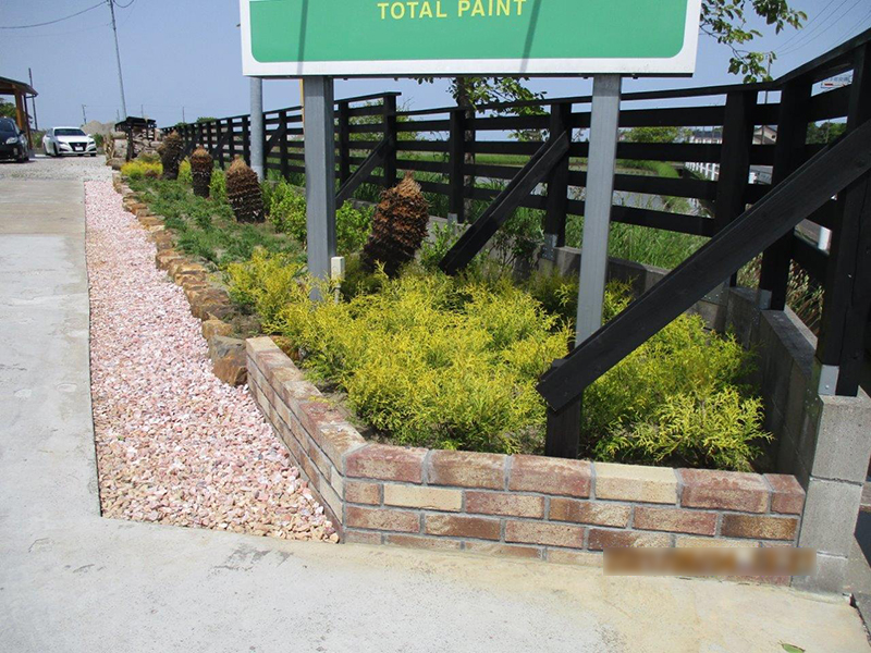 アプローチ植栽