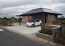 雰囲気のあるブロック材