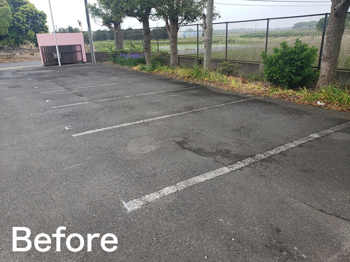 駐車場ライン引き