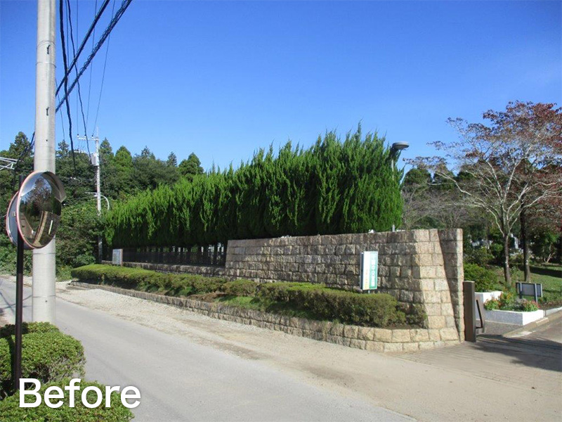 霊園の緑地管理