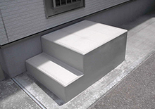 ＦＲＰ製階段付きポーチ