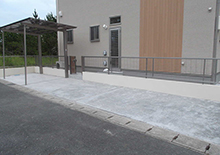 モダン住宅とコーディネート