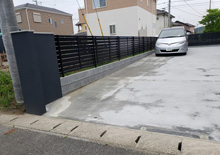 メンテナンスフリーのお庭