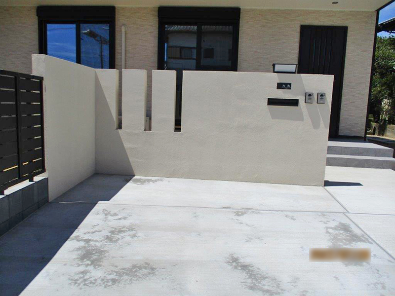 ゆったりシンプルな外構プラン