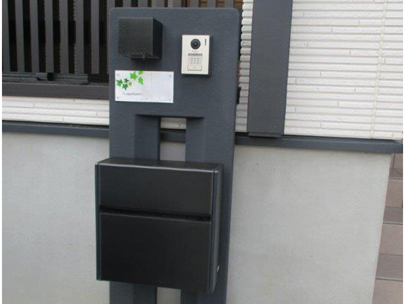 スロープのあるお庭