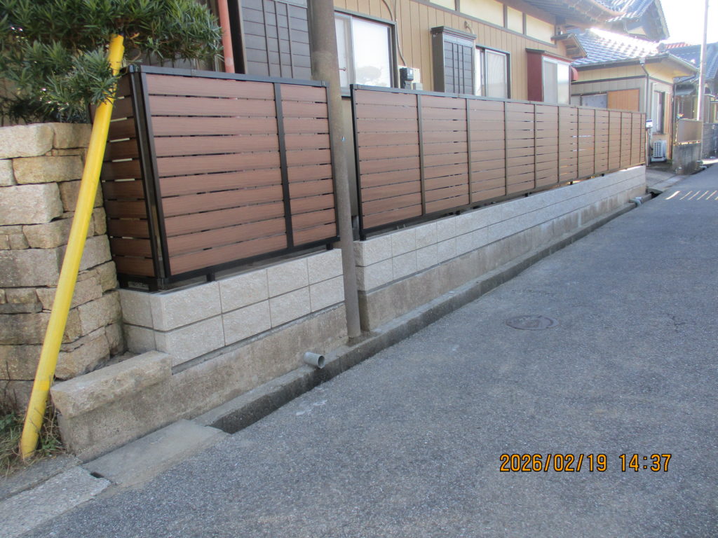 リガーデン～フェンス工事～